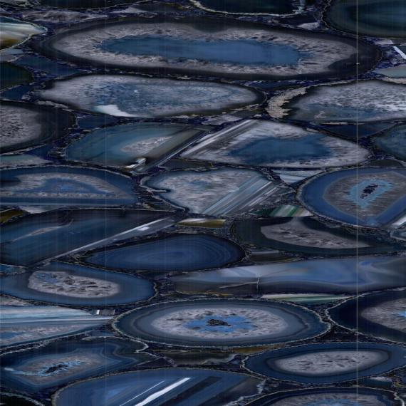 Exclusive blue agate slabs for indoor