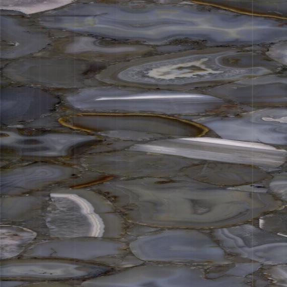 Luxury semiprecious stone construction material