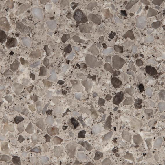 Quartz with bed stones pattern