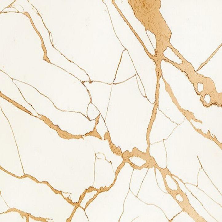Quartz golde veined tops for luxury interior