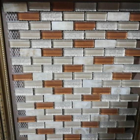 Mosaic construction material