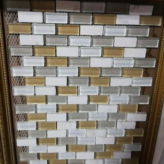 Mosaic construction material